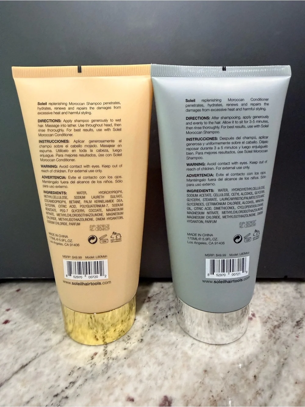 Soleil moroccan shampoo